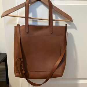 Madewell Transport Brown Leather Tote Bag (NWT)